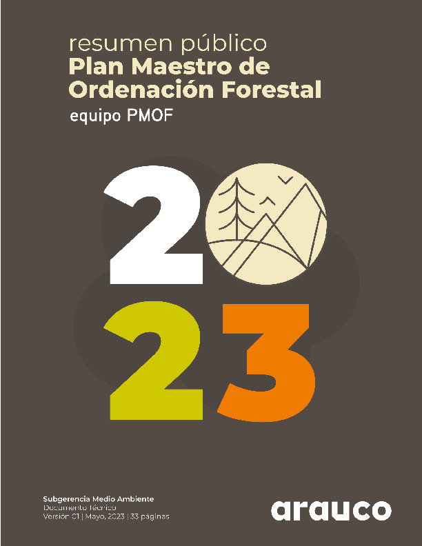 Resumen Público Plan Maestro de Ordenación Forestal 2023