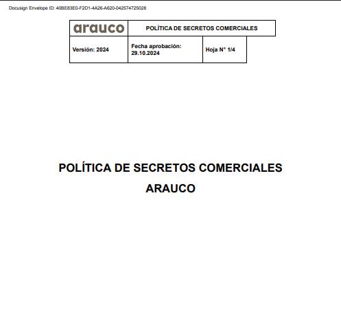 Política Secreto Comercial