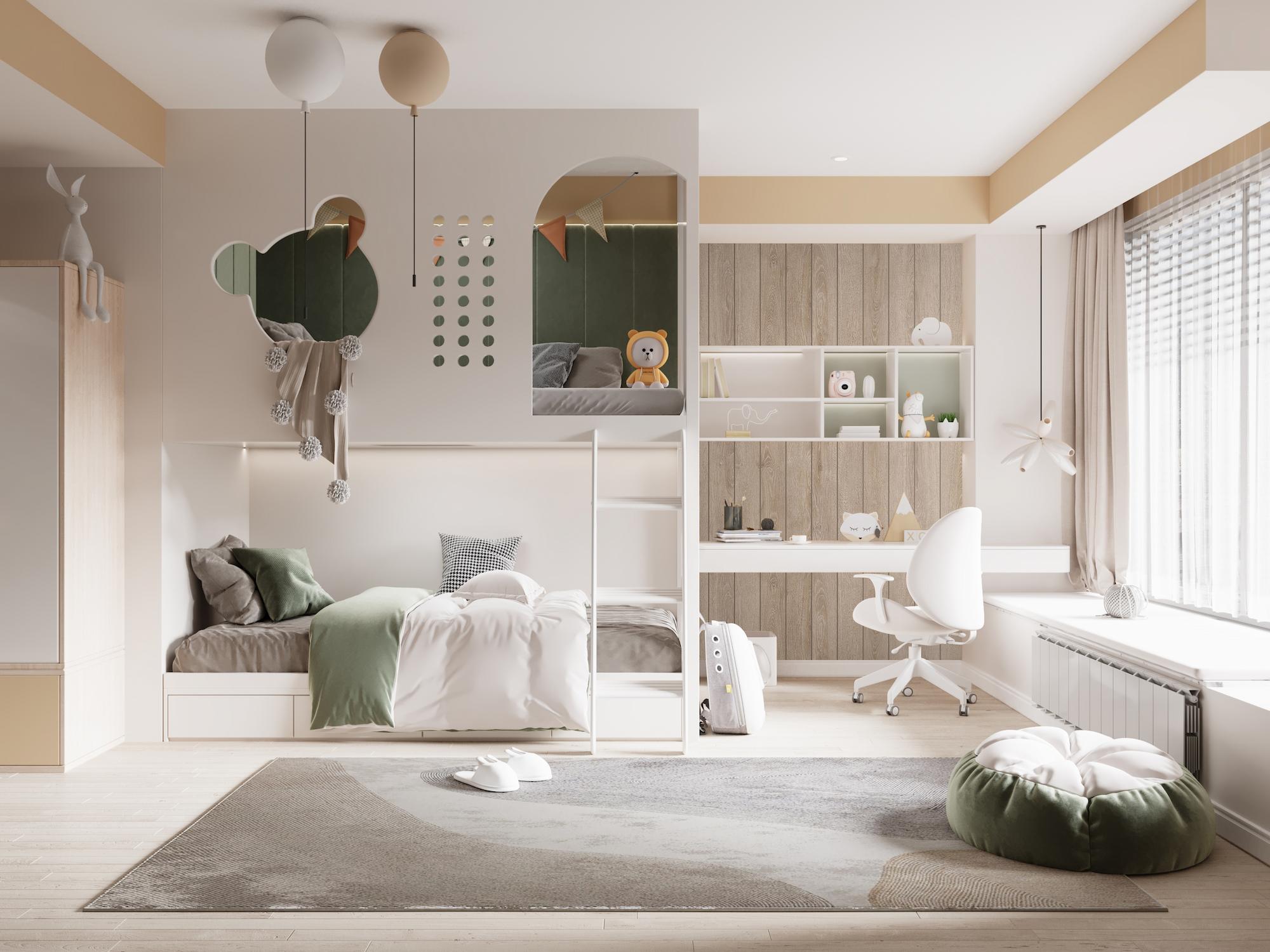 Revestimientos para muebles de habitaciones infantiles