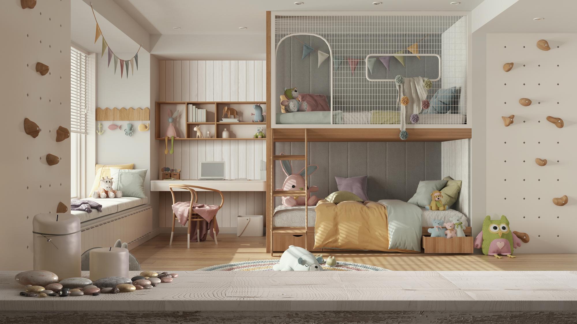 Revestimientos para muebles de habitaciones infantiles