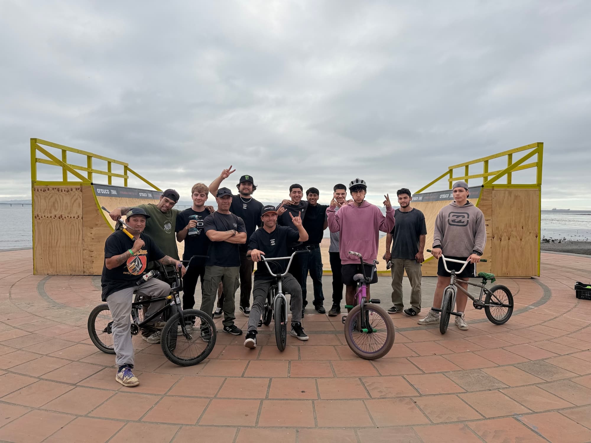 Tras su exitoso paso por REC la rampa de BMX llega a Penco