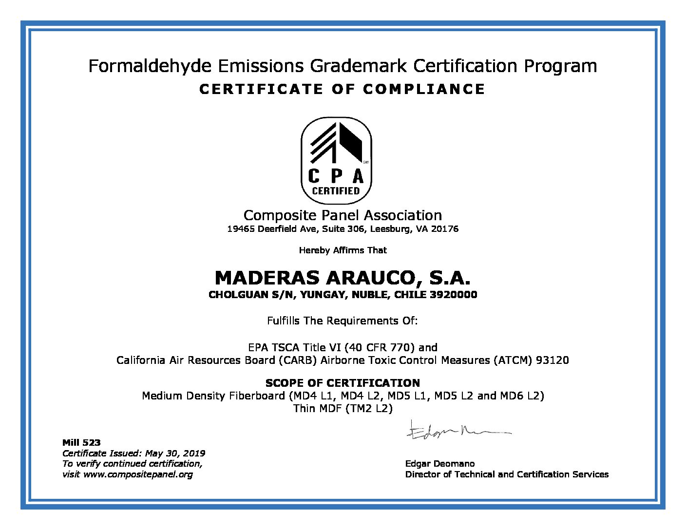 https://arauco.com/uk/wp-content/uploads/sites/28/2017/07/523-Maderas-Arauco-Trupan-Chile-HCHO-Program-certificate-of-compliance-20190530-pdf.jpg