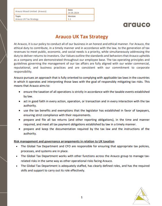 Tax Strategy